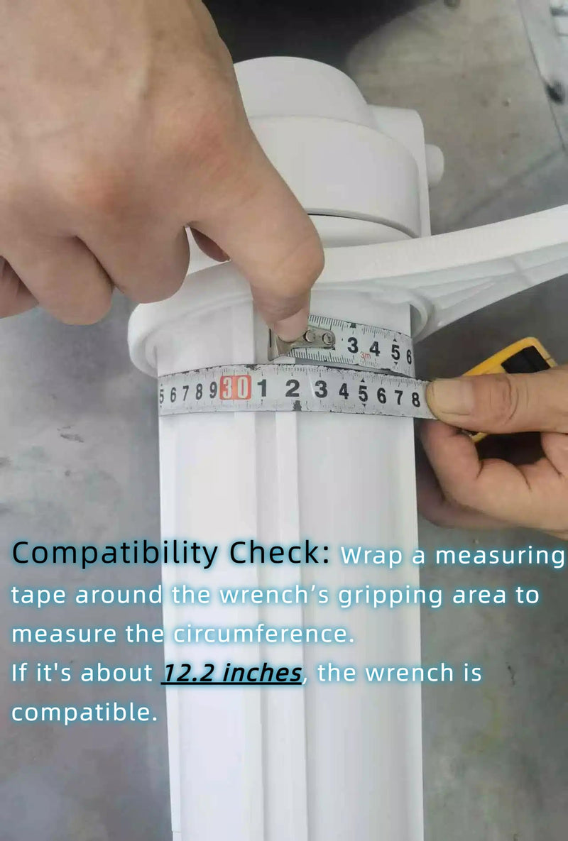 Heavy Duty Water Filter Wrench for 2.5x10 & 2.5x20 Inch Cartridges - 3.5 inch Max Grip Fits RO System, Under Sink Filter & Slim Housings - Durable ABS Plastic Tool with Anti-Slip Teeth Slim (Fits 2.5"x10" & 2.5"x20")