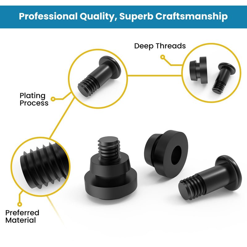 12pcs Hard Disk Drive Mounting Screws with Shock Absorption Rubber Washer Accessories Kit for 3.5 inches SSD HDD