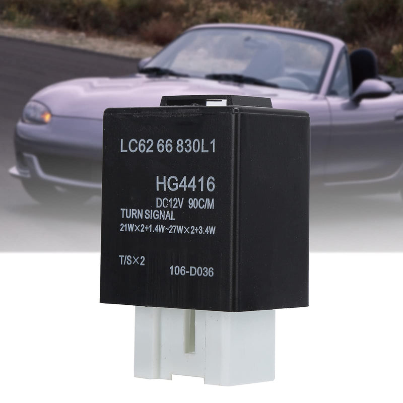 Acouto Turn Hazard Flasher Car Turn Hazard Flasher Relay Module LC6266830 Hazard Warning Flasher Relay Replacement for 2000?2005 for Miata 2001-2005