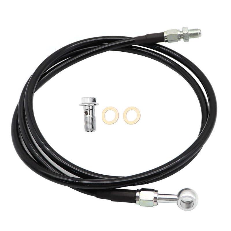 FZJDSD Stainless Steel Clutch Line 55 inch Compatible with Honda Civic 1992-2000 Compatible with Honda Del Sol 1993-1997 Compatible with Acura Integra 1994-2001 B/D Series Motors
