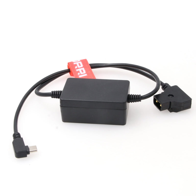DRRI MacBook pro Mobile Phone Sony a7siii Lumix S5 USB C Port to V-Mount Battery PD Quick Charging Adapter Cable D-Tap to USB-C