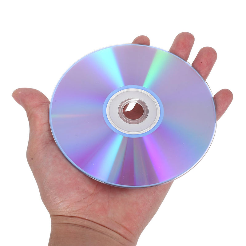 COHEALI 2pcs Recordable Music Disc Writable Media High Capacity Storage Plastic Blank Discs Compatible with DVD and CD Formats for Home and Office Audio Recording Backups