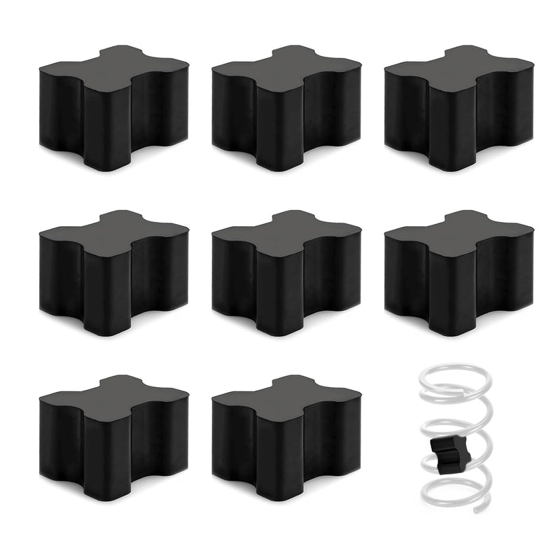 8 PCS FixlyFido Coil Spring Spacer Kit - Premium Coil Spring Lift Spacers for Vehicles, Durable Coil Spring Spacers 1" to 1.5" 8 - Pack