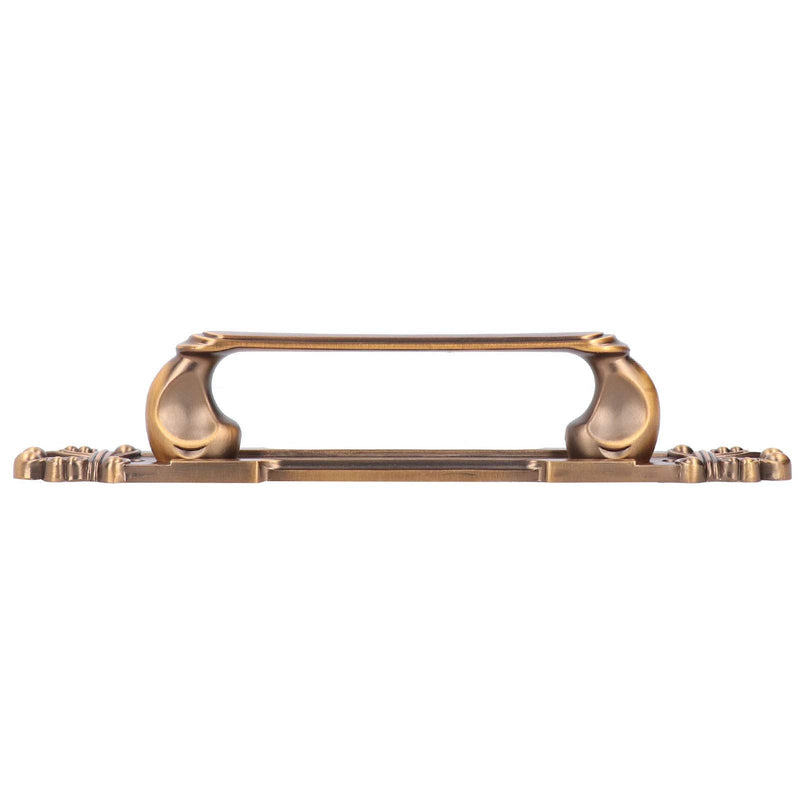Fdit Zinc Alloy Cabinet Handle, Antique Surface Mount Door Pull 280mm with 195mm Hole Distance European Style Furniture Hardware for Wardrobe Drawer Closet