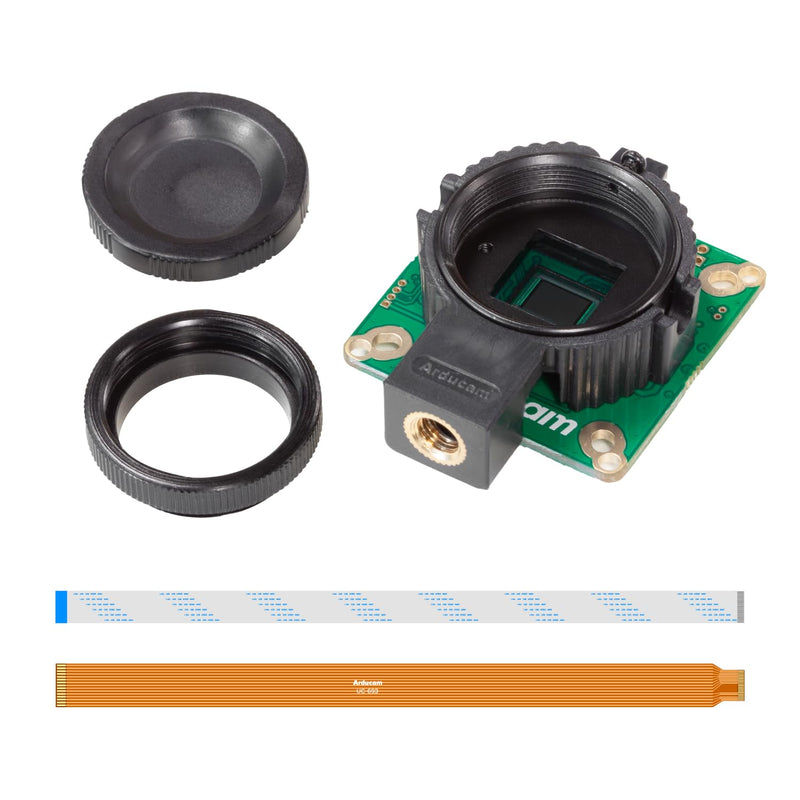 Arducam for Raspberry Pi HQ Camera Module,12.3MP IMX477 Raspberry Pi Camera for Raspberry Pi5/4B/3B+/Zero 2W, Comes with C-CS Adapter and Tripod Mount