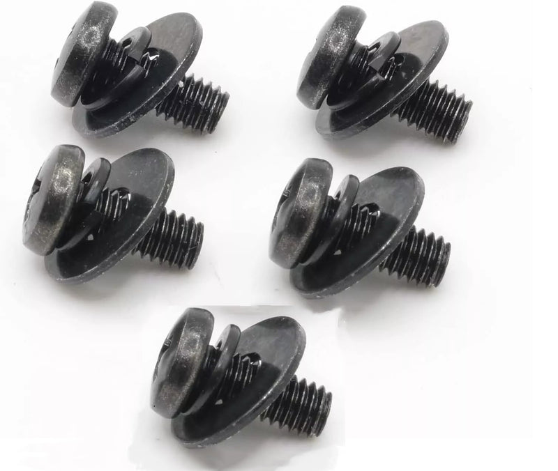 5 PCS M4x12mm TV/Monitor Wall Mount Screws for VESA 75x75 and VESA 100x100 Brackets