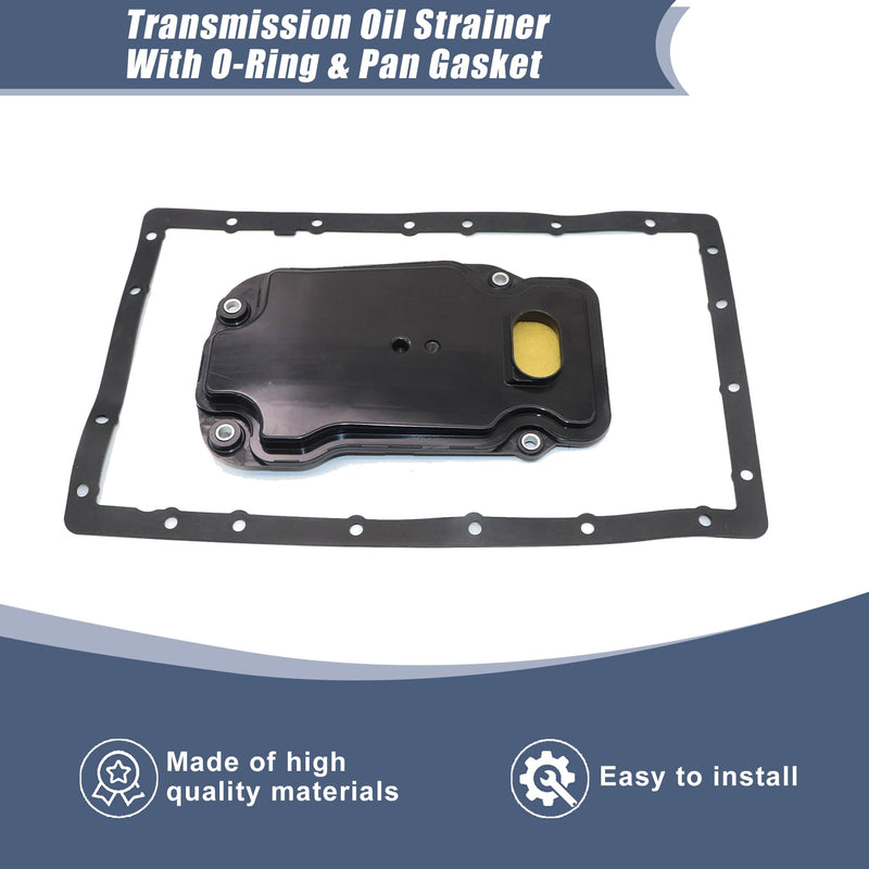 XQSMWF Transmission Oil Strainer With O-Ring & Pan Gasket Compatible with Lexus IS250 2.5L 2006-2015 GS300 3.0L 2006 Replace 35330-30090 35168-22020 90301-31014