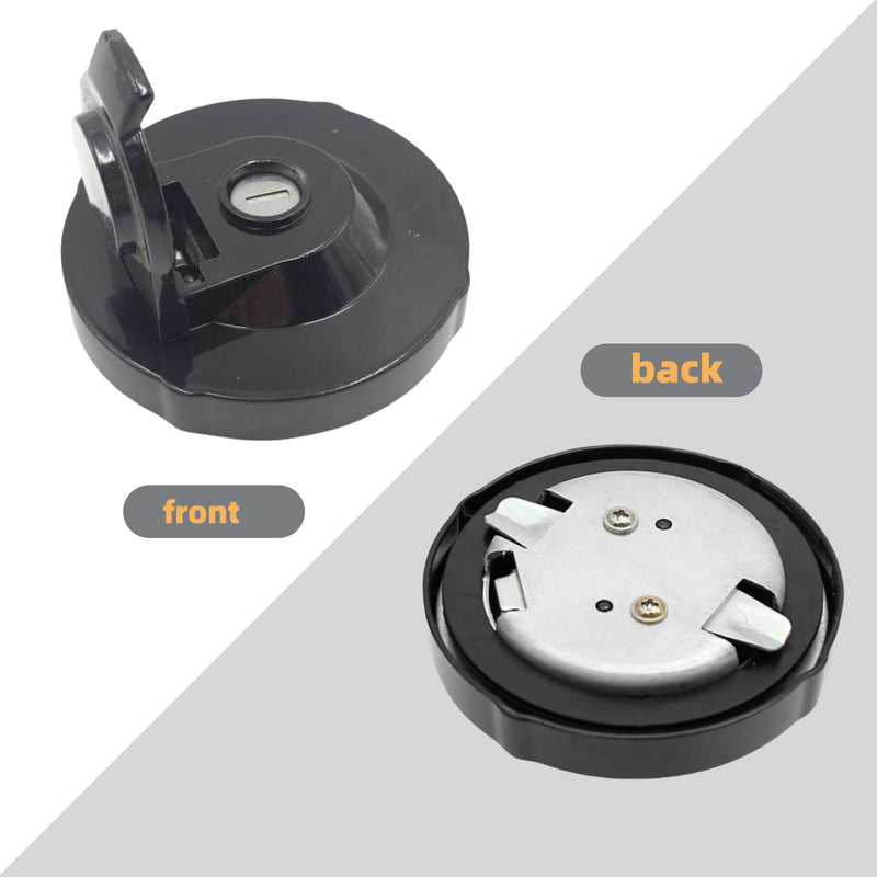 1552100500 Fuel Tank Cap with 2 Keys Replacement for Takeuchi Excavators Track Loaders TB014 TB015 TB016 TB125 TL26 TL120 TL126 TL130 TL140 TL150 TL220 TL230 TL240 TL250