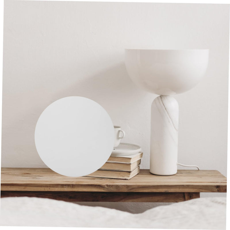 2pcs Acrylic Lamp Diffuser Covers for Ceiling Light 39.5cm Diameter 1mm Thick White Lampshade Shade Diffusers for Soft Light, Downlight, and DIY Lamp Accessories