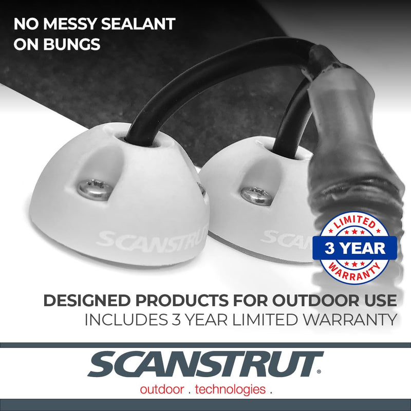 Scanstrut DS16-P Mini Cable Seal for Connectors to 0.63" and Cables 0.08"-0.35" - Plastic