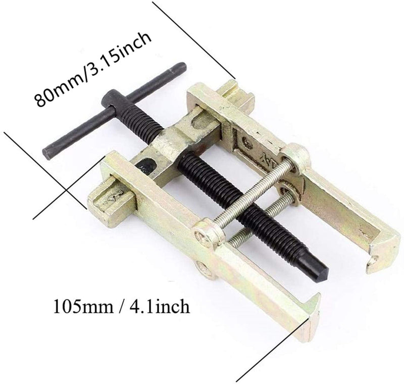 XMHF Adjustable 2-Jaw Gear Puller Motorcycle Car Auto Removal Tool Kit for Gears, Pulley, and Flywheel