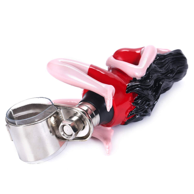 Steering Wheel Knob Spinner Beauty Suicide Turning Driving Power Handle Universal Fit Most Vehicles Cars Trucks Tractors Mowers Forklifts Boat Golf Carts (Red) red