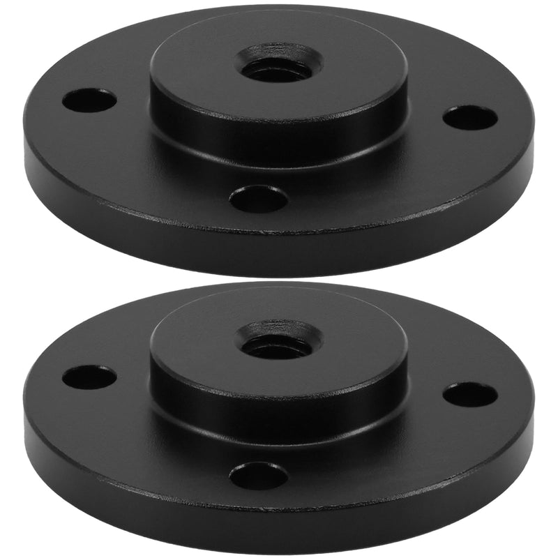 2 Set 1/4"-20 Thread Tripod Adapter Mount Plate, Aluminum Alloy Wall Mount Holder Adapter with Screw, for DSLR Camera, Action Cam, Monitor, Webcam, Tripod, Light Stand, Photography Accessories