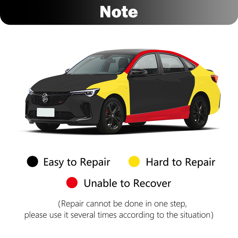 DEMARRE Dent Puller,2025 Upgraded Car Dent Puller,3-Pack Car Handheld Puller,Strong Car Dent Remover,Suction Cup Paintless Car Dent Repair Kit.Suitable for Car Body Dents (Black+Orange)