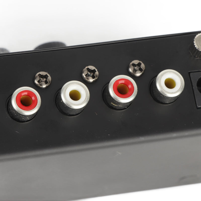 SUNGOOYUE Phono Preamp, Ultra Low Noise RIAA Equalized Turntable Preamplifier with and 1/4in Outputs for Record Player and Hi Fi Audio System (US Plug) US Plug