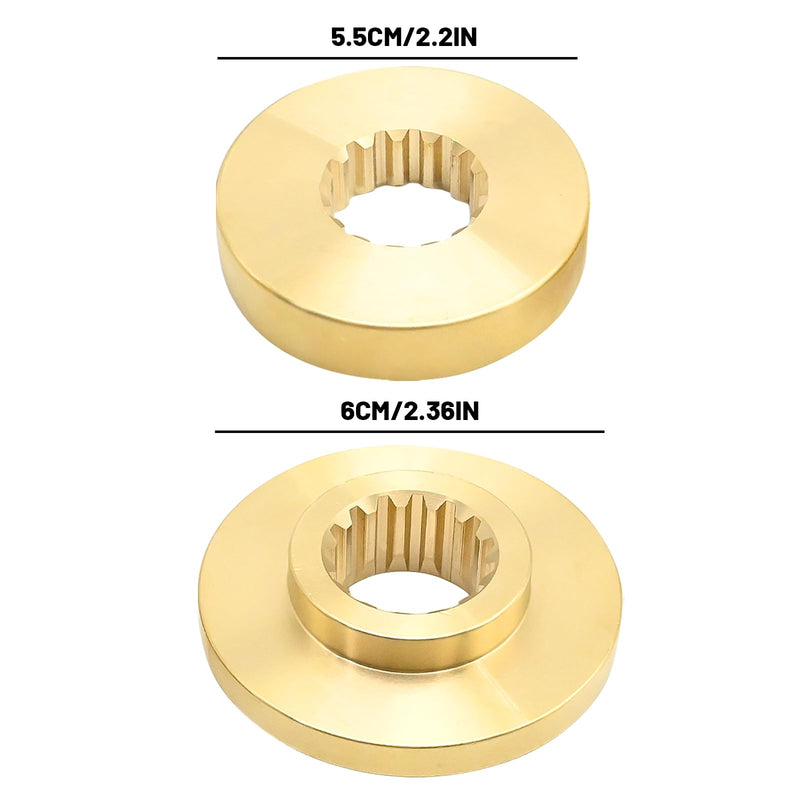 688-45987-00 Propeller Spacer Hardware Kits Thrust Washer Nut, Replacement for Yamaha Outboard Engine 60HP 70HP 80HP, Replaces 688-45887-01 688-451987-02(15-Spline)
