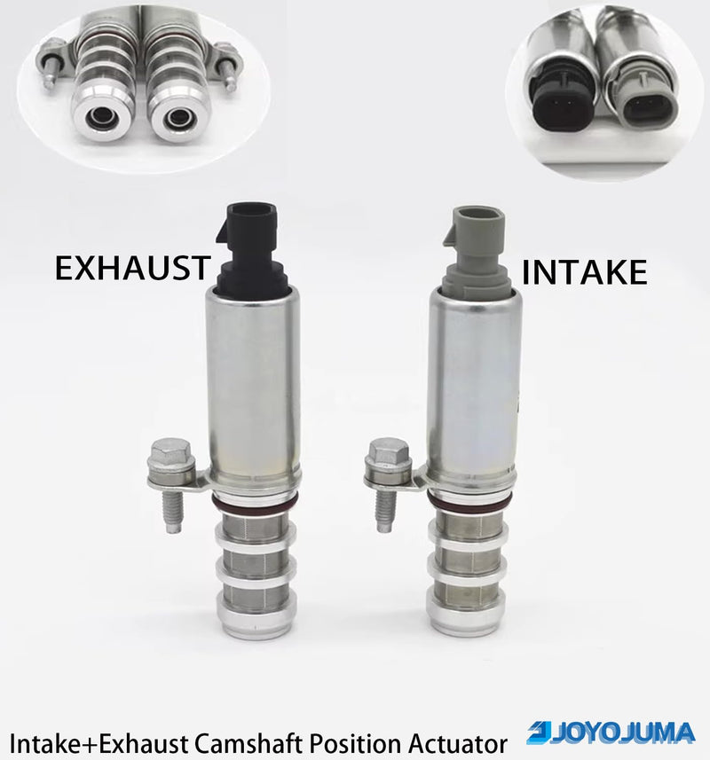 VVT Intake Exhaust Camshaft Position Actuator Solenoid Valve for Chevy GMC Equinox Malibu Cobalt HHR Terrain Pontiac Saturn Buick 2.0L 2.2L 2.4L 12655421 12655420 Camshaft Actuator