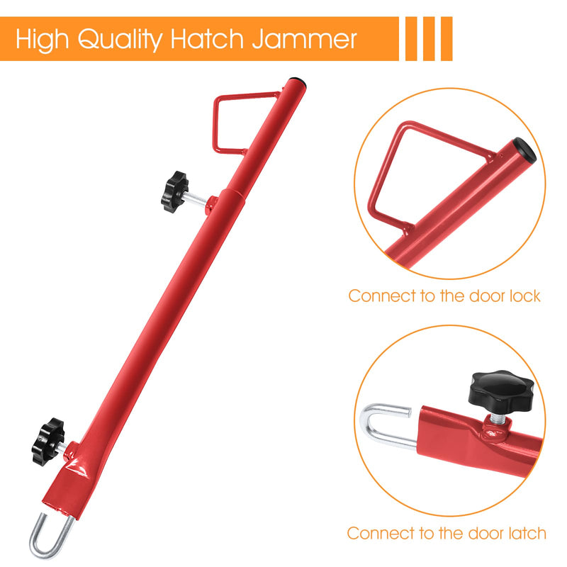 Hatch Jammer Holder Support Rod 17100 Replacement,Retractable Car Door Jammer Kit,Car Trunk Lift Gate Tailgate Lift Support Strut,Auto Body Tools for Automotive Polishing Repair Paint, 17.3-23.6inches