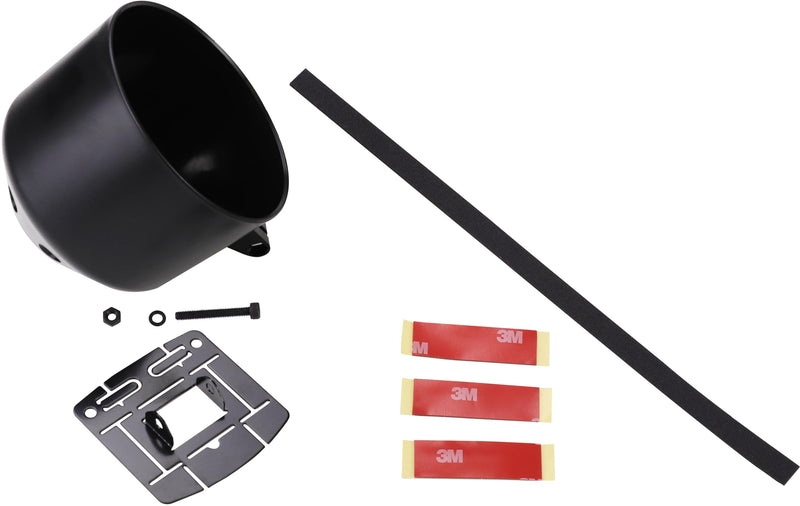 Universal 85mm 3-3/8" Black Single Gauge Dashboard Pod Mounting Cup & Stand for Automobile Boat