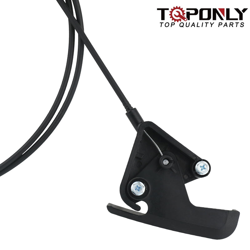 TQPONLY 912-086 Hood Release Cable & Pull Handle Compatible with 1994-2005 Dodge Ram 1500 2500 3500 Pickup Truck Replaces 55076343 55075422 55275849AA