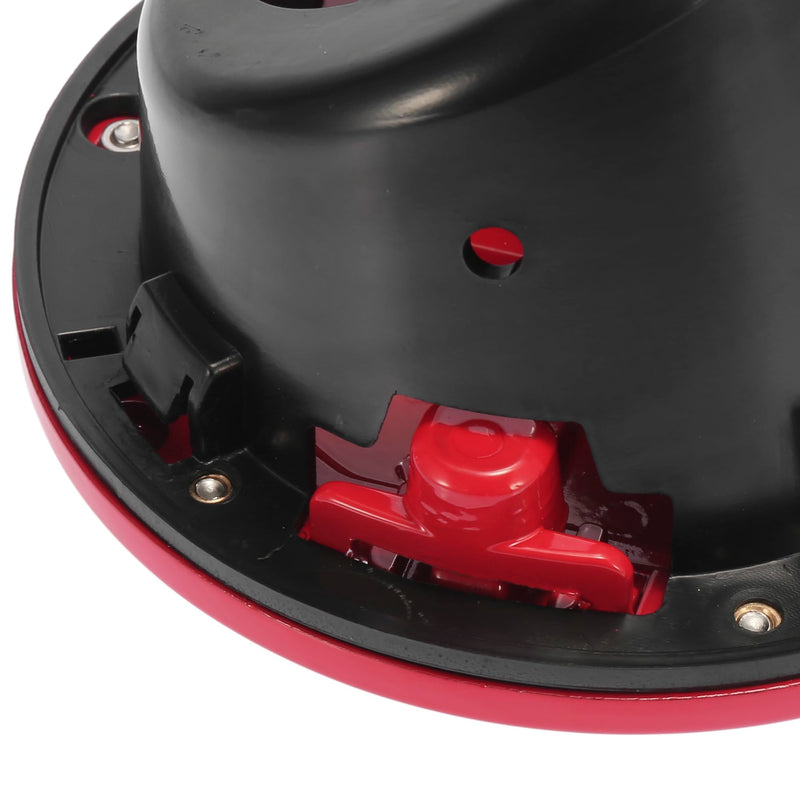 X AUTOHAUX Red Car Gas Fuel Filler Door Cover Fuel Tank Cap for Jeep Wrangler JK Unlimited 2007-2018