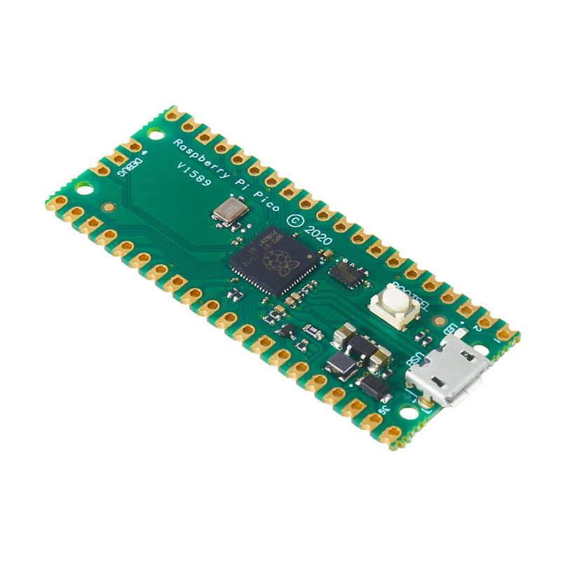 RP2040 Pico Development Board Micro USB 2MB Flash Dual-Core Cortex M0+ Processor for Raspberry Pi Supports C/C++/Python SPI/I2C/UART Interfaces