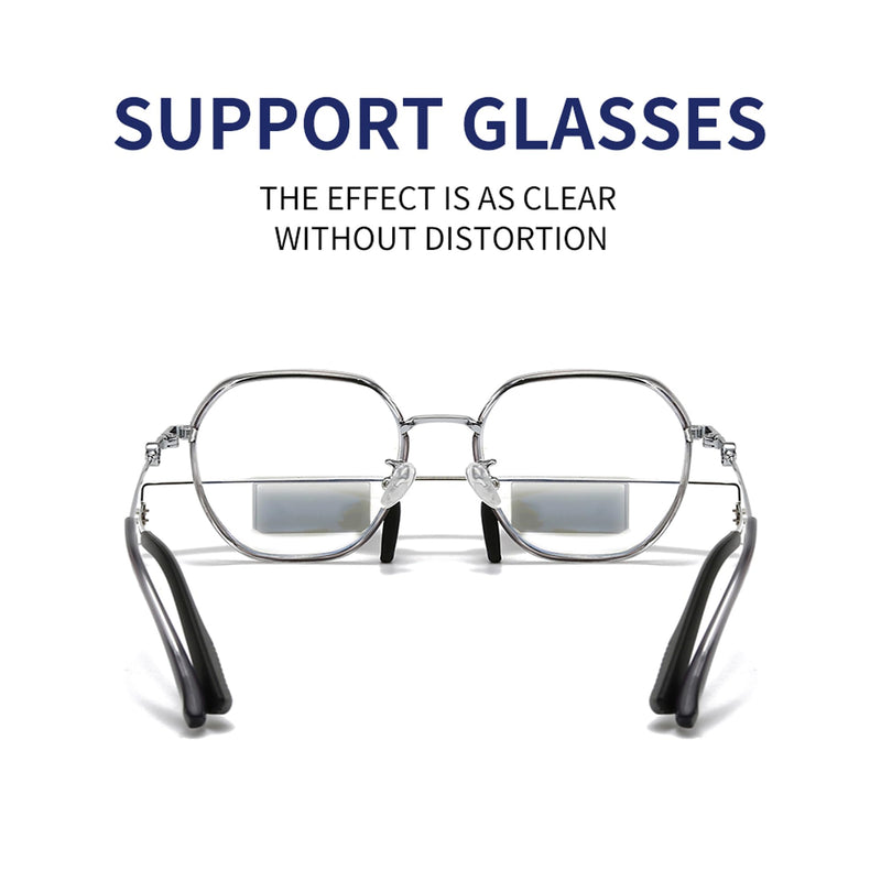 Lazy Glasses Laying Down Light-weight Prism Glasses Neck Relaxer when Reading and Watching Black
