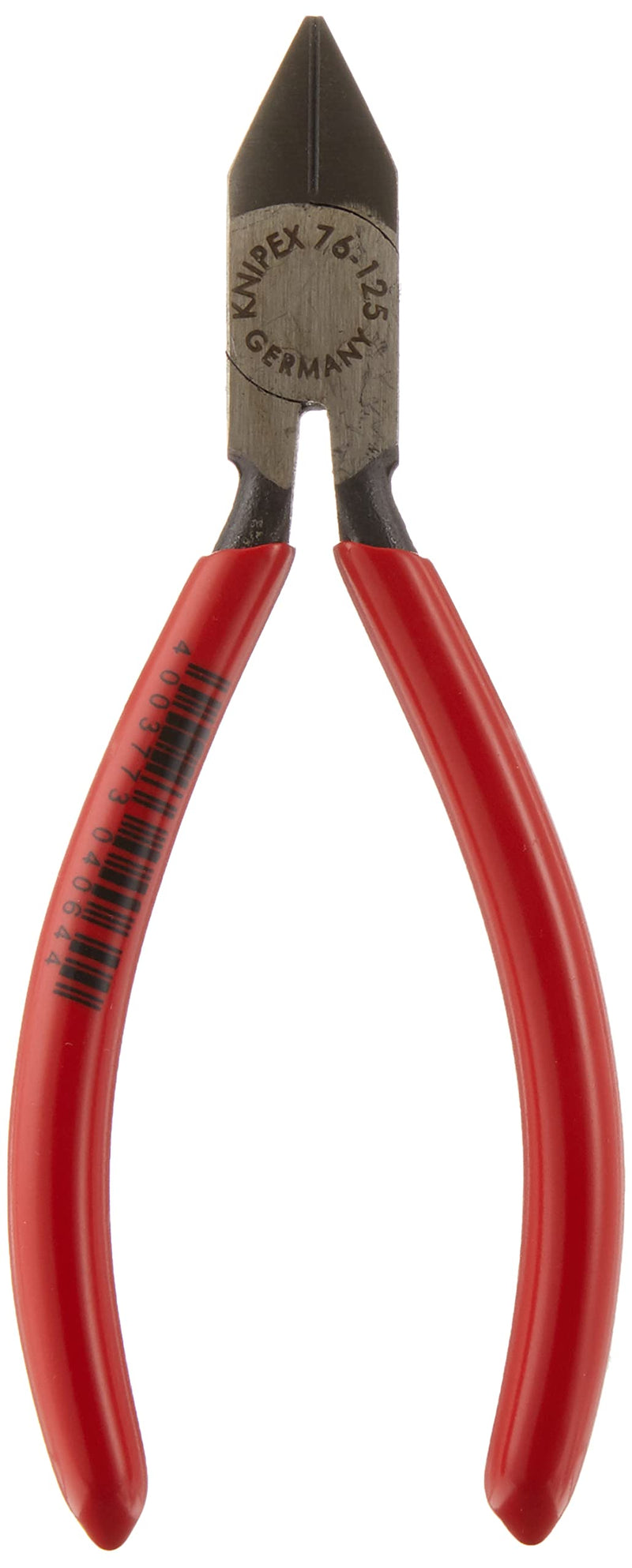 KNIPEX Tools - Electronics Diagonal Cutters (7681125), Red