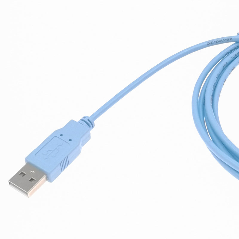 Micro USB Console Cable for Cisco Catalyst IR1800 Series Industrial Routers USB Type A to Micro-B CAB-USB-UB= Console Cable 2M 2 Meter Micro USB-USB Blue