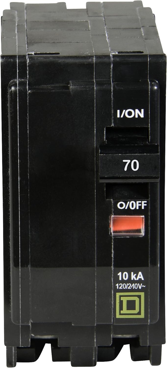 Square D - QO270CP Circuit Breaker, Black