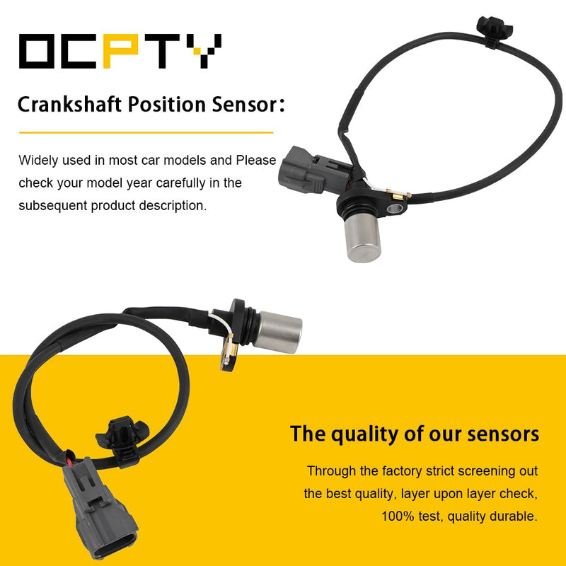 OCPTY Engine Crankshaft Position Sensor Compatible for Toyota Corolla 1998-2005 Matrix 2003-2005 Celica 2000-2004 MR2 Spyder & for Chevrolet Prizm & for Pontiac Vibe 1.8L, Replace# 9008019013 1pc PC286