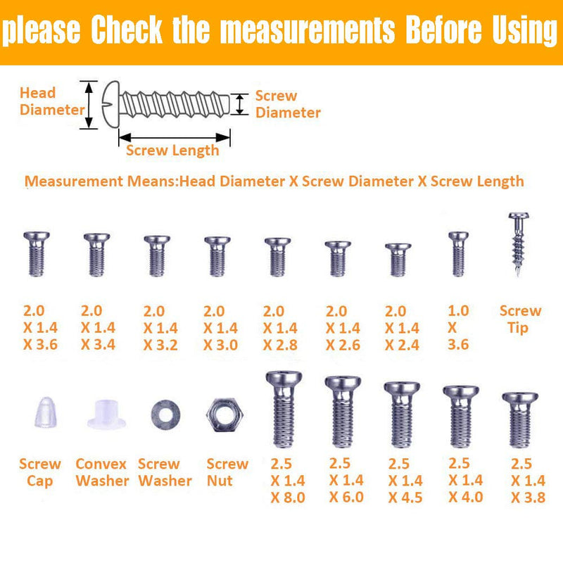 Eyeglasses Repair Kit, HKIDEE Sunglasses Repair Kit with 1000PCS Eyeglass Screws and 6 Pcs Screwdrivers Tweezer for Glasses, Sunglass, Watch Clock Spectacle Repair