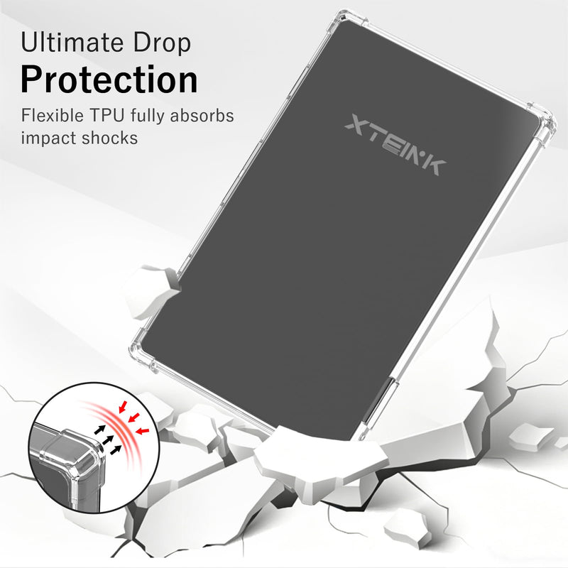 Clear Protective Case for XTEINK X4 E-Book Reader | 2-Pack Ultra-Clear Screen Protector, Lightweight, Durable Protection