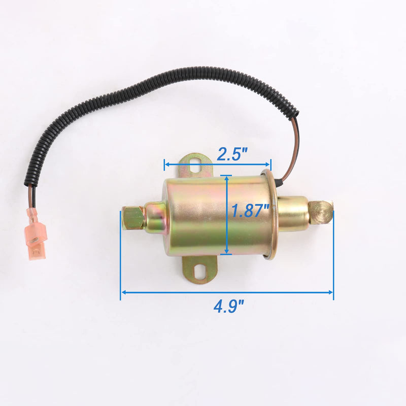 CARMOCAR Electrical Fuel Pump 149-2620 A029F887 A047N929 replacement for Onan Cummins E11015 Fuel Pump