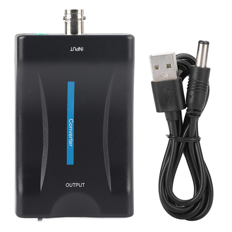 BNC to HDTV Converter with Audio Port, Lossless 1080P / 720P Output, PAL/NTSC Auto Detection, 3D Compensation Technology for Analog Camera
