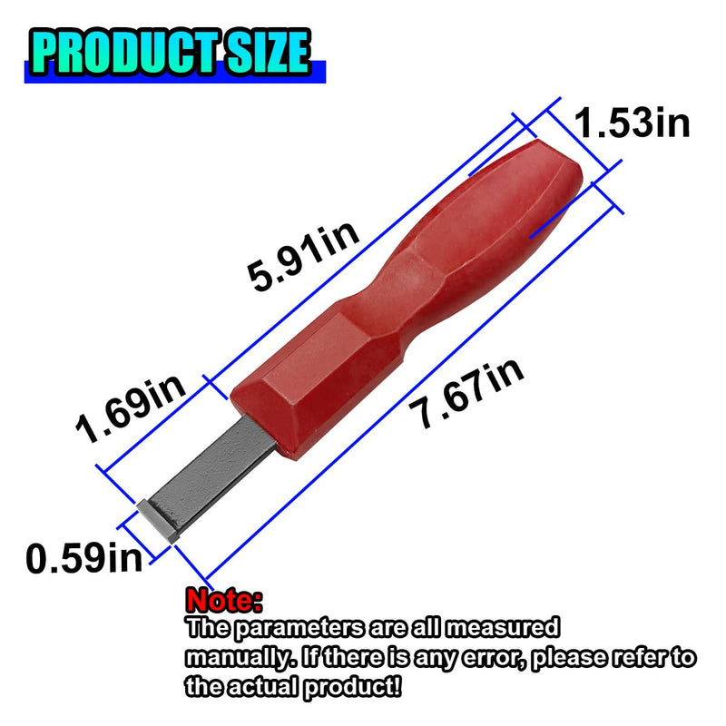 5/8 Inch Carbide Scraper Set, Enduring Tough Scraper, Metal Scrapers Tool for Gasket Rust Carbon (Small) Small