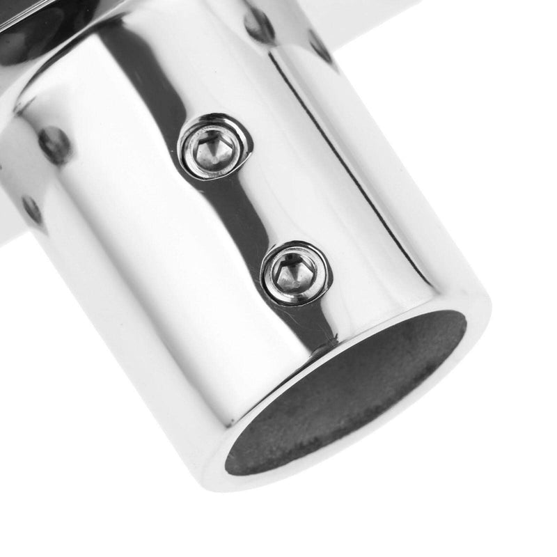 Marine Boat Rectangular Base，Heavy Dudy 316 Stainless Steel Yacht Hand Rail Fitting Rail Tube Stanchion Base Column Accessories 1 1/4inch Option：90 Degree