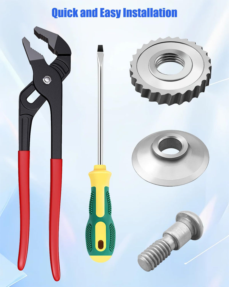Knife Gear Kits Compatible with Edlund 203 266 Electric Can Openers Knife and Gear Kit Replacement