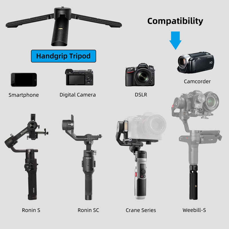 Tabletop Mini Tripod for Gimbal Stabilizer, Weebill, Crane, DJI Ronin, Camera, Webcam, Projector, Phone Holder, Osmo Mobile