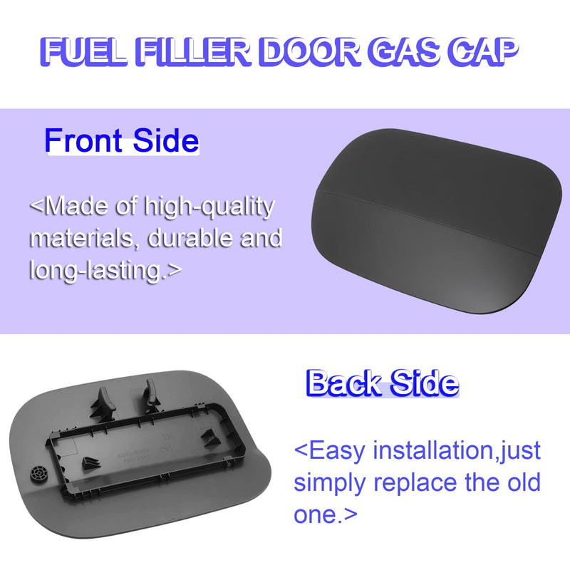 69511S1000 Fuel Filler Door Gas Cap Compatible With Hyundai Santa Fe 2019-2022,Replacement Part for 69511-S1000 Fuel Door Panel Gas Cap