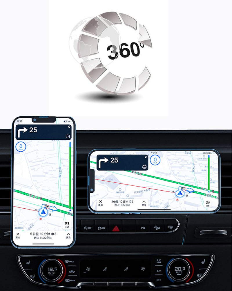 Designed for MagSafe Car Mount for 2026 Mazda cx70 cx90 Phone Holder 2026 15W Fast Wireless Charging 2026 Mazda CX-70 CX-90 Phone Mount 2026 Mazda CX90 Accessories Support 2024-present cx90/70