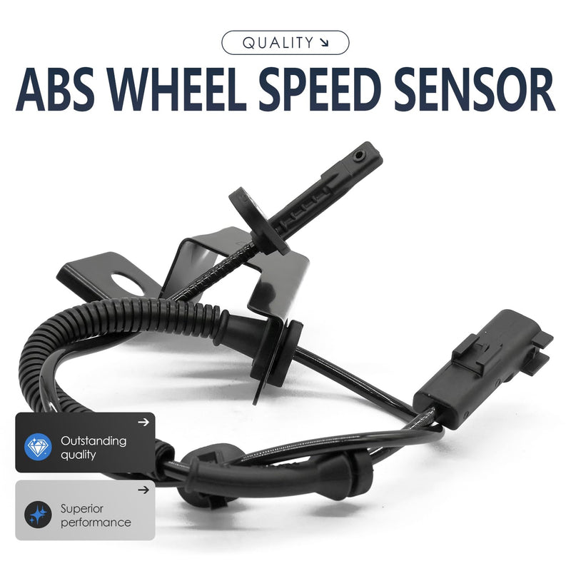 2PCS Front Left and Right Abs Wheel Speed Sensor Compatible with Ford Edge Mkx Nautilus F2GZ2C204A F2GZ2C205A J2GZ2C205A 15 16 17 18 19 20 21 22 2015 2016 2017 2018 2019 2020 2021 2022