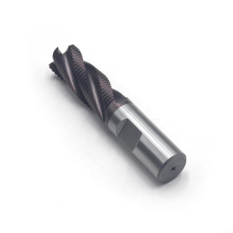 HFS(R) Roughing End Mill Square End Mill 4 Flute M42 8% Cobalt TiAlN for Steel 5/8" Dia. 5/8" Cutting Dia