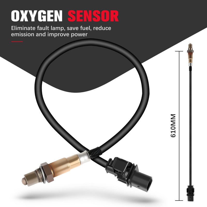 Upstream O2 Oxygen Sensor 234-5055 for Hyundai Accent Veloster 1.6L 2012-2017 for Kia Rio Soul 1.6L 2012-2018 Air Fuel Ratio Sensor Bank 1 392102B210 392102B410