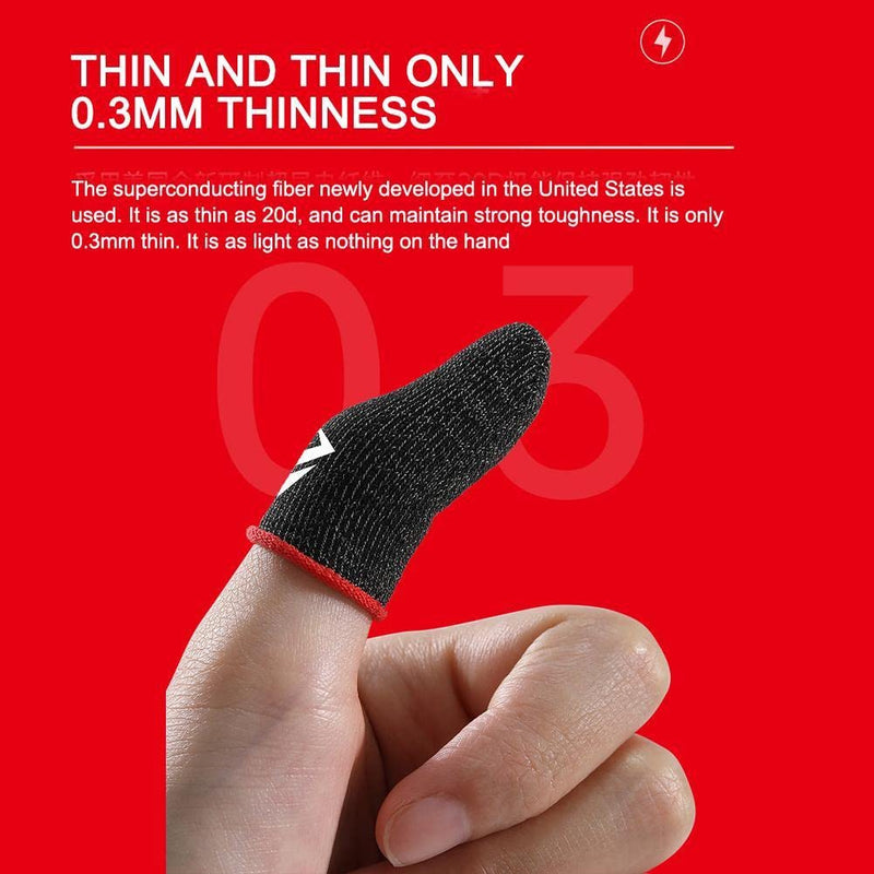 1Pair Finger Sleeves for Gaming,Thumb Sleeves Mobile Gaming Finger Protector,Anti-Slip Sweatproof Ultra-Thin 0.7mm Touch Screen Gloves Fingertip Cover for Mobile Game Gamin-g Thumb 2Pcs purple