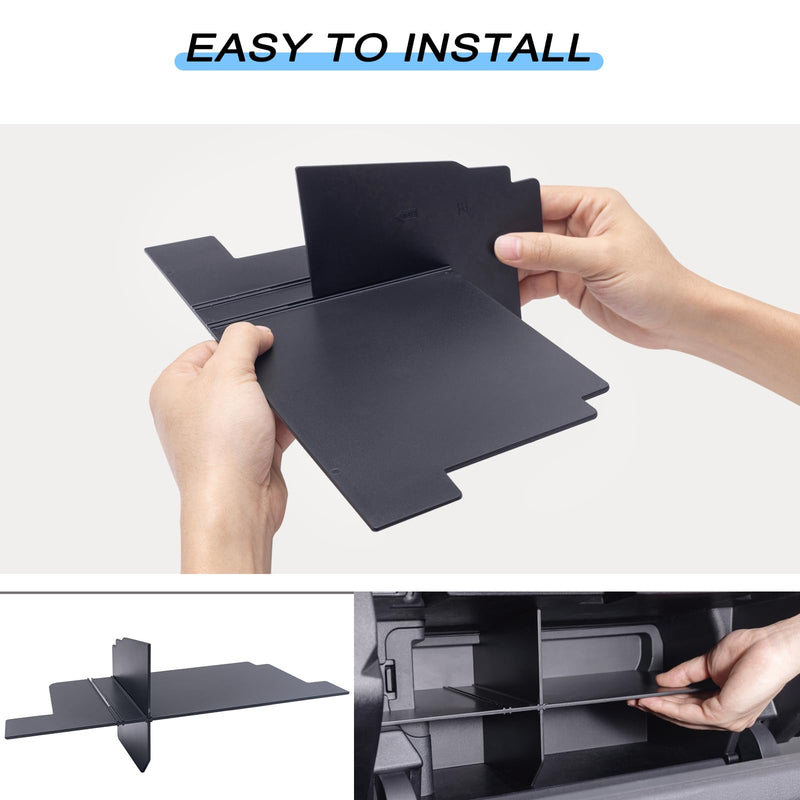 JKCOVER Glove Box Organizer Compatible with 2024 2025 Toyota Tacoma(4th Gen Tacoma) Glove Box Compartment Insert Storage Divider Accessories (Patent Design For Tacoma 2024+