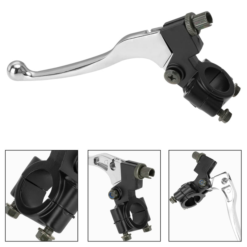 YOXUFA Mini Bike Brake Clutch Handle Lever for Coleman CT100U CC100X Baja DoodleBug DB30 Motovox MBX10 MBX11 Monster Moto 79cc 97cc Mini Bike Powersports Parts 7/8" 22mm Handle 61" Brake Cable Black