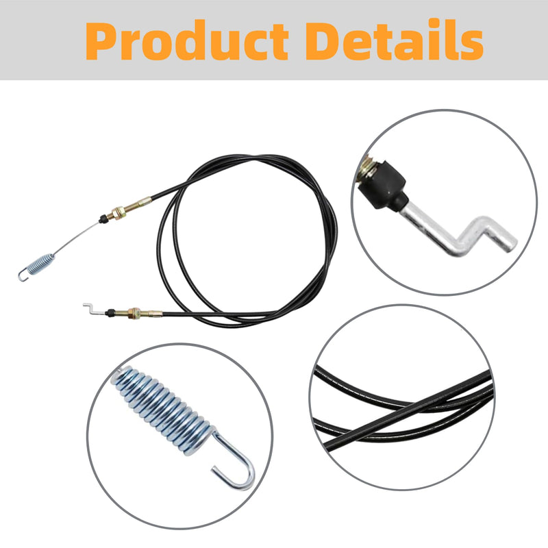 2 Pcs Shifter Cables 2-11082 Replacement for Chuck Wagon Trailmaster Trail Wagon TW400 TW11 TW11R TW413 BD300 CW-11 CW-413 CW-265 Land Master LM650 LM400 Shift Cable UTV Go-Karts Parts