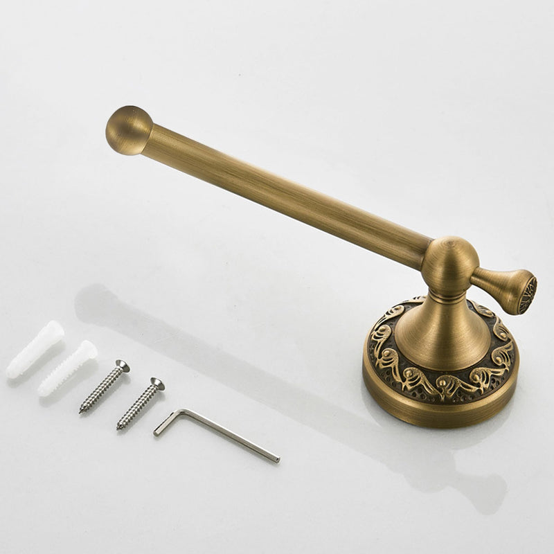 Wall Mounted Bathroom Toilet Paper Holder,Roll Tissue Holder Antique Brass Pattern Carving,Brushed Bronze