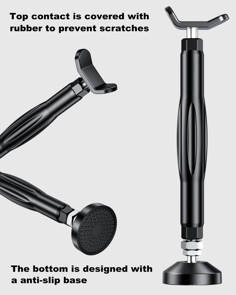BRCOVAN Motorcycle Stand Wheel Chain Cleaning Maintenance Stand, Portable Motorcycle Lift Stand Jack, Replacement Ridding Emergency Tool for All Motorcycle, Set Includes Brake Buckle
